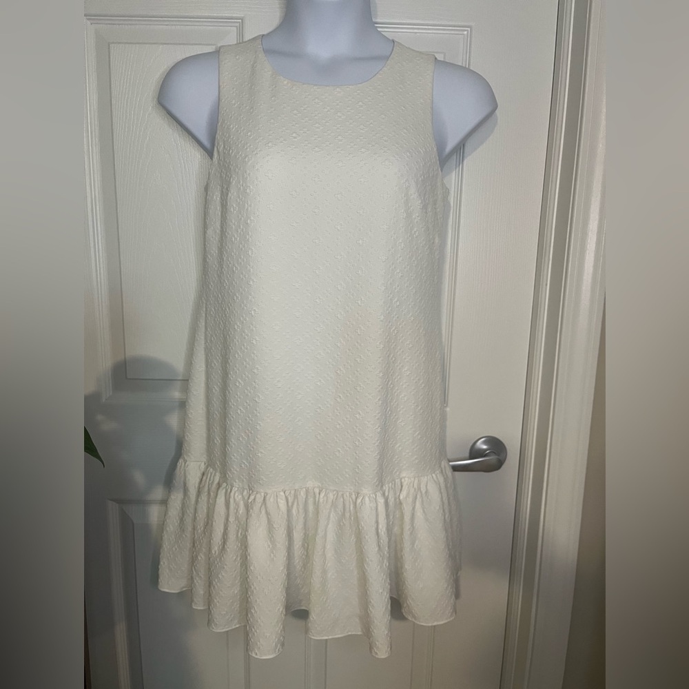 Tommy Hilfiger White Sleeveless Mini Dress